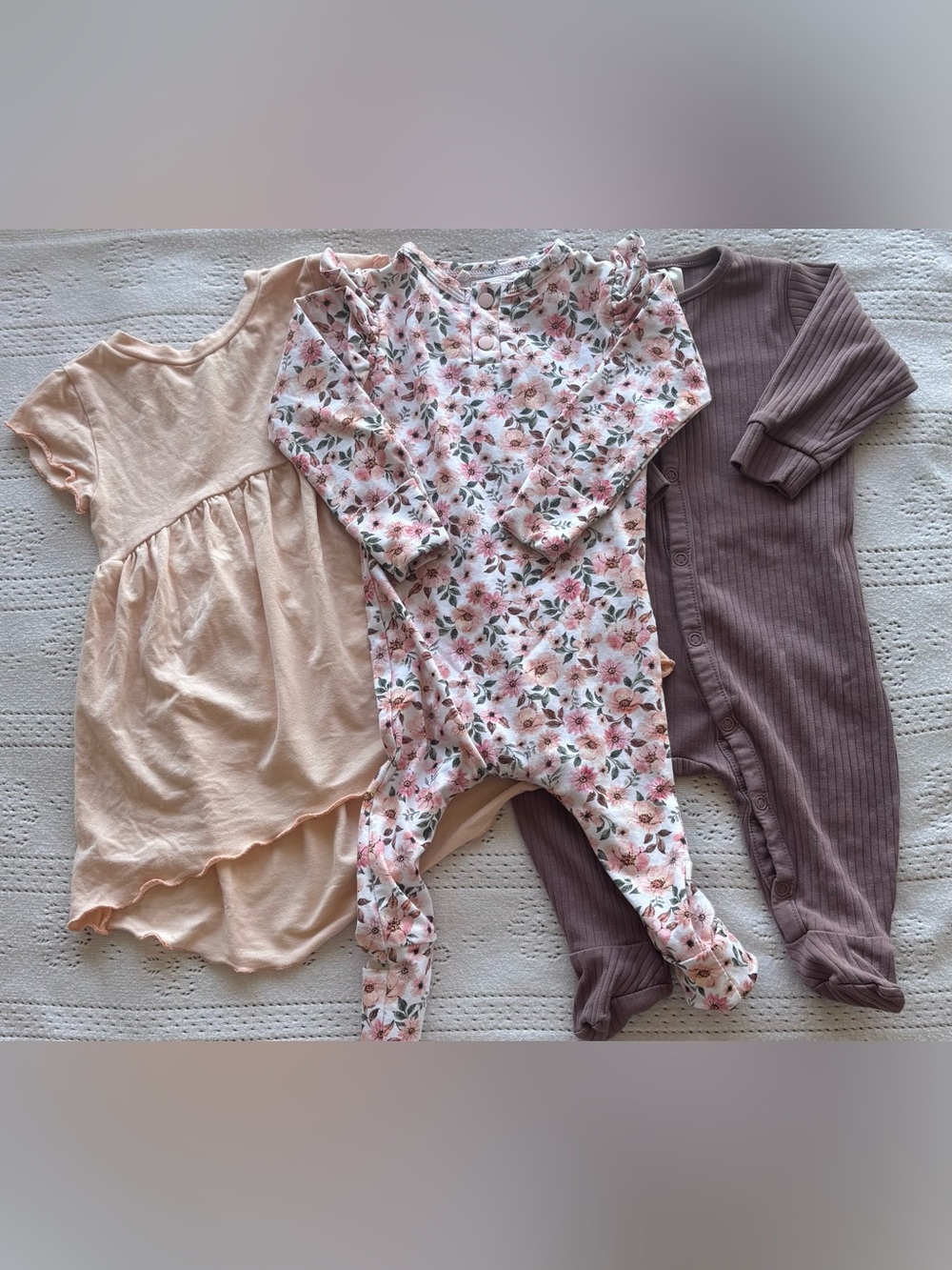 Baby Girl Bundle 3–6M | Bamboo + Snuggle Hunny Set